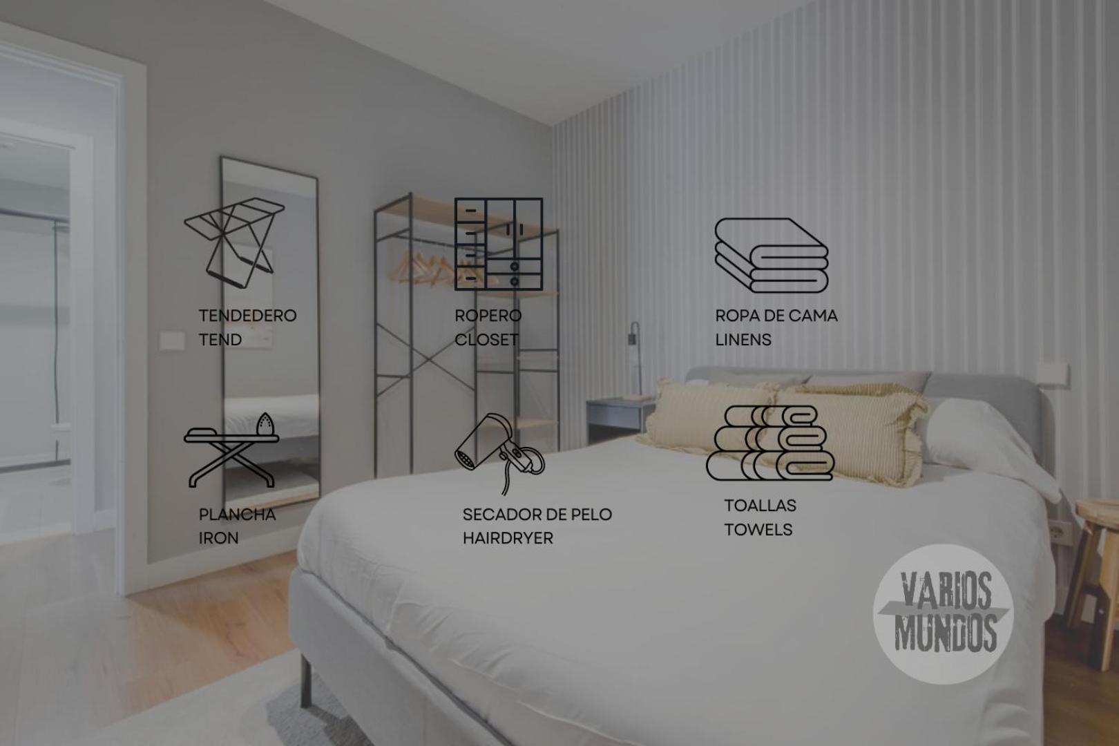 Modern Apt & Cool Interior Design A 20 Metros Del Retiro E1 Madri Exterior foto